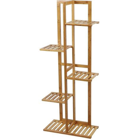 Porte plantes 6 places en bambou (1/3)
