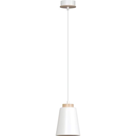 Lampada a sospensione Emibig Bolero bianca E27 Ø14cm (1/5)