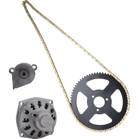 Piñón de tambor de embrague de 6 dientes, caja de cambios con piñón trasero de 68 dientes, cadena de 25H para minimoto quad ATV de 2 tiempos de 47 cc y 49 cc