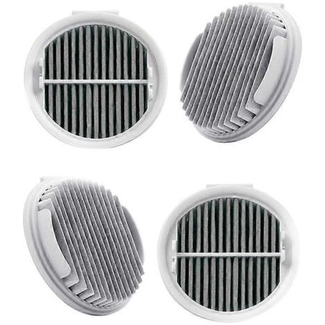 Lot de 4 filtres HEPA de rechange pour aspirateur à main intelligent sans fil Xiaomi Roidmi F8 - Filtres HEPA efficaces - Pièces détachées Xcqlx01Rm (1/5)