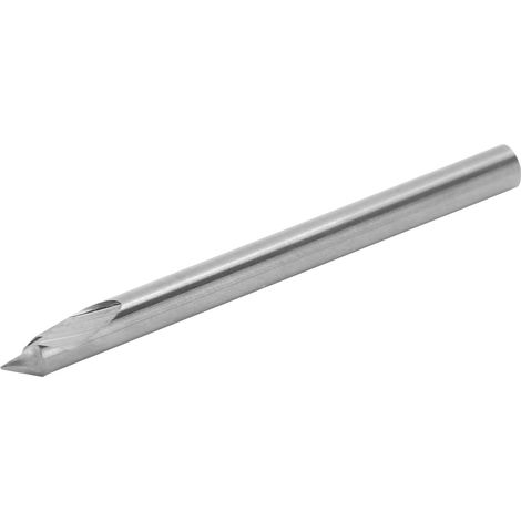 Fraise à graver 3,175mm coupe en V 60° carbure outil bois menuiserie, fraise lame 0,2x40L pour défonceuse CNC, accessoire quincaillerie. (1/5)