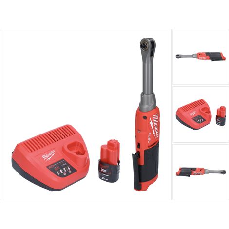 Milwaukee M12 FHIR14LR-201 Llave de carraca de alta velocidad con batería de 12 V, 47 Nm, 1/4", sin escobillas + 1 batería de 2,0 Ah + cargador (1/5)