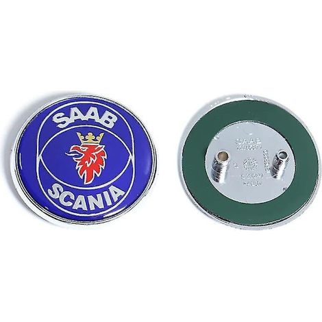 Emblème de capot, de couvercle de coffre et de pare-chocs Saab de 68 mm, compatible avec les Saab 93 et 95.