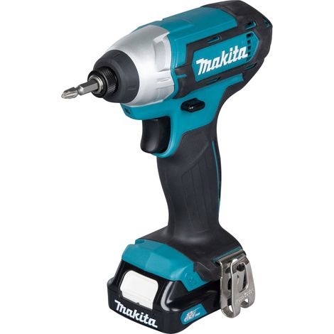 Avvitatore ad impulsi 1/4" Makita a batteria 12V 110nm con batterie TD110DSAJ