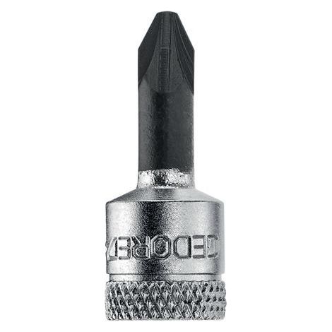 Embout de vissage 1/4'' pour vis cruciforme PZ, Dimensions : PZ 4, Long. 28 mm (1/4)