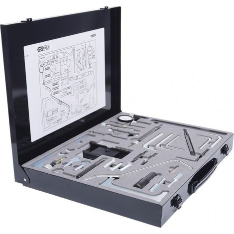 Kstools – Jeu d'outils pour calage moteurs diesel – Coffret 14 pièces avec adaptateurs M8-M12 – Indicateur TDC et clés extra-courtes (1/5)
