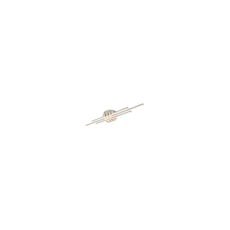 CINTO PLAFONIERA LED 3 LUCI ACCIAIO 80CM