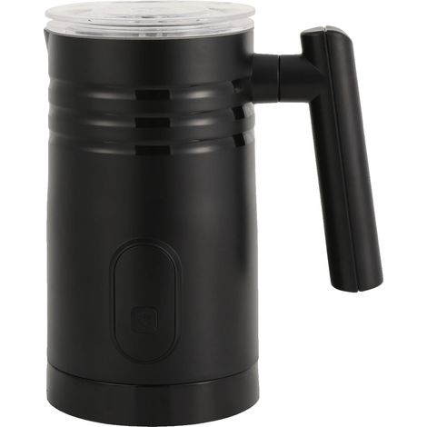 Mousseur à lait, en acier inoxydable, 500 watts, capacité de 240 ml, 6,3 x 4,5 x 4,5 pouces, adapté pour le lait chaud et froid (1/5)