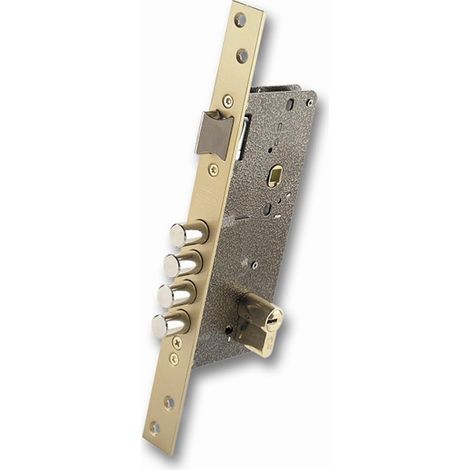 CERRADURA SEGURIDAD ALUM BLCO