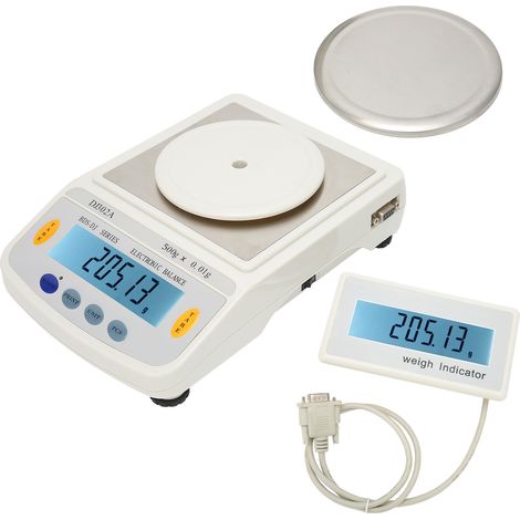 Elektronische Laborwaage mit digitaler Anzeige, hohe Genauigkeit, Wechselstrom 100V-240V, BDSDJA (500g/0,01g, EU-Stecker) (1/5)