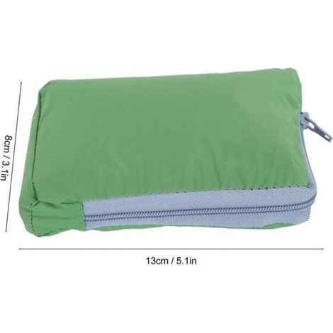 Coussin gonflable extérieur - - Vert - Léger - Portable - Confortable pour camping (1/4)