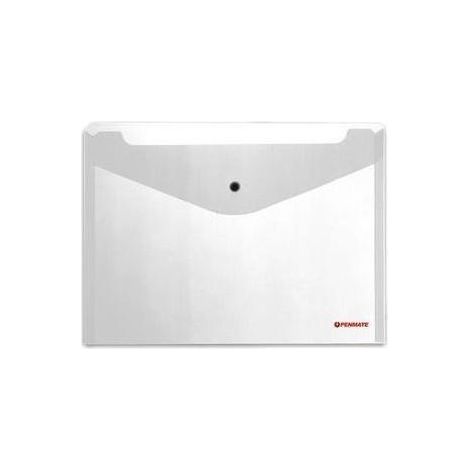 Busta con chiusura a scatto A4 PP-231, trasparente, PENMATE