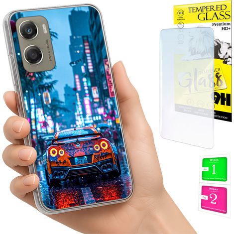 Funda para Motorola Moto G06 / G06 Power, carcasa trasera + cristal (1/5)