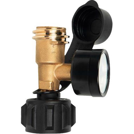 Indicateur de niveau de propane avec détecteur de fuites, indicateur de niveau de gaz multicolore pour réservoirs de propane (1/4)