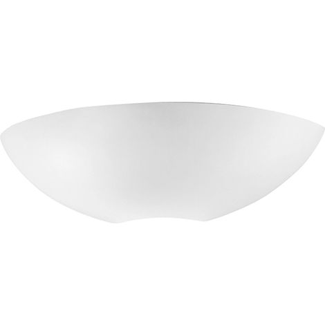 Applique Ravel En Plâtre Blanc À Lumière Indirecte Avec Douille R7S Pour Ampoule Led, Installation Murale, Ip20, 120W - Groupe Rossini (1/3)