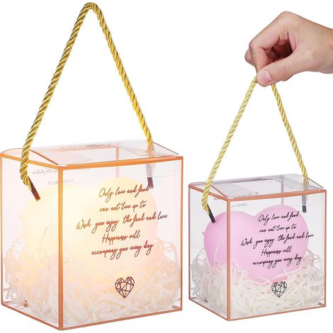 Mini Veilleuse Cœur en Pvc, Lampe de Chevet Romantique et Portable, Construction Robuste pour Décoration de Mariage et Table de Nuit (1/5)