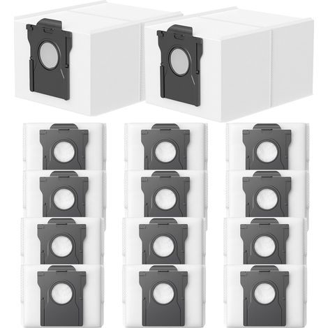 14 Stück Staubbeutel für Dreame L20/X30/X40/X50 Ultra Complete, L10s/L10/L40s/L10s Pro/L40/L50/Aqua10 Ultra, für Mova E30/V50/E40/P50/P50s/Z60 Ultra / Matrix10 Ultra Staubsauger, 3,5L Kapazität
