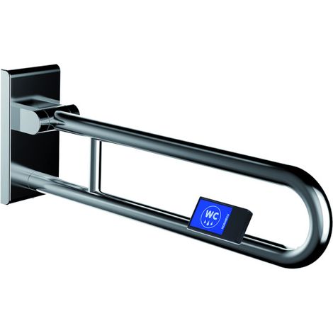 Normbau Inox Care Stützklappgriff vario links, L gleich 850, ohne