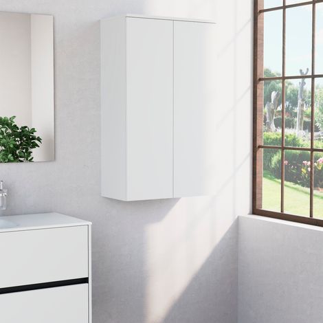Inda - Colonna bagno con 2 ante e 3 ripiani 60x102 cm - Bianco (1/3)
