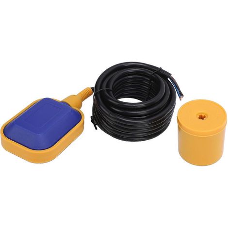 Interrupteur à flotteur de niveau d'eau 4 m, automatique, haute sensibilité, pour piscines, barils et réservoirs AC110 (1/5)