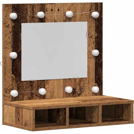 Maison Exclusive - Spiegelschrank Altholz 60 x 31,5 x 62 cm Holzw