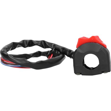 7/8in Commutateur de Guidon Moto Étanche Bouton Start Stop Contrôleur Universel (1/5)