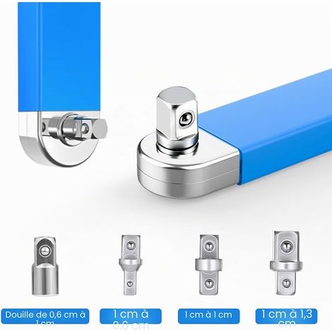 Ensemble de tige d'extension de clé à douille d'impact de qualité professionnelle, tige d'extension de cliquet, tige d'extension de clé dynamométrique, extension de cliquet, clé d'extension d'espace é (1/5)