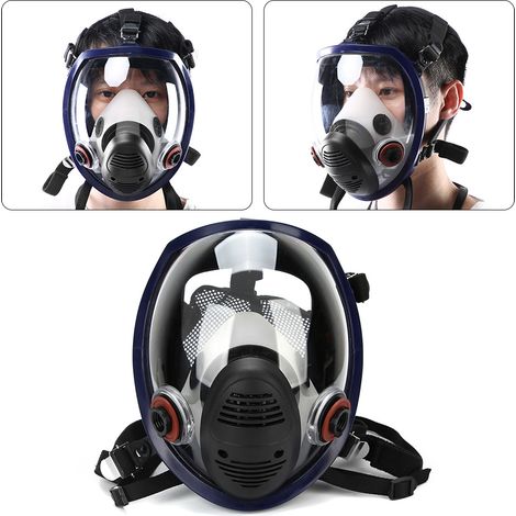 Masque respiratoire intégral 8100 pour la protection contre les poussières industrielles, les produits chimiques, les gaz et les pesticides. (1/5)