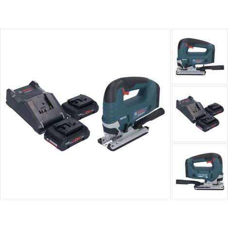 Bosch GST 18V-125 B Professional Scie sauteuse sans fil 18 V 125 mm Brushless + 2x batterie ProCORE 4,0 Ah + chargeur (1/5)