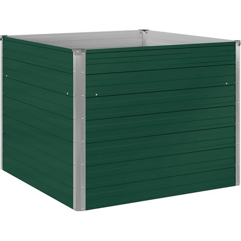 Maison Exclusive - Hochbeet 100 x 100 x 77 cm Verzinkter Stahl Gr