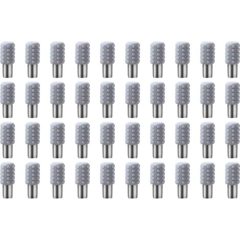CCYKXA  Lot De 20 Clous Séparation Durs Antidérapants Jeu Vis Autotaraudeuses Avec Capuchons Pour Projets Garde-robe Et Bibliothèque Stratifié