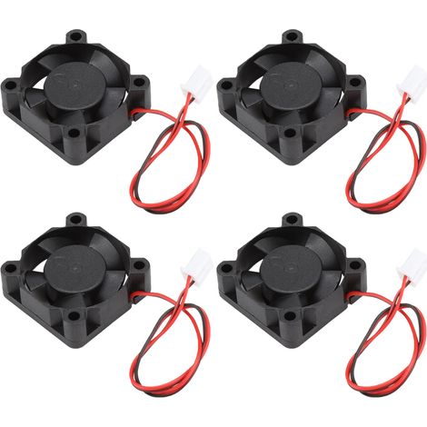 4 Pièces Ventilateur de Refroidissement 3D Imprimante, Mini Ventilateur Extracteur 24V Haute Qualité (1/5)