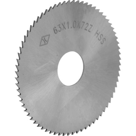 Lame de scie circulaire 72 dents en acier rapide, disque de coupe 63 x 1 x 16mm (1/5)