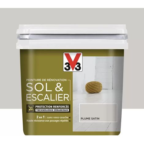 Peinture De Rénovation V33 Sol & Escalier Plume 0,75 L