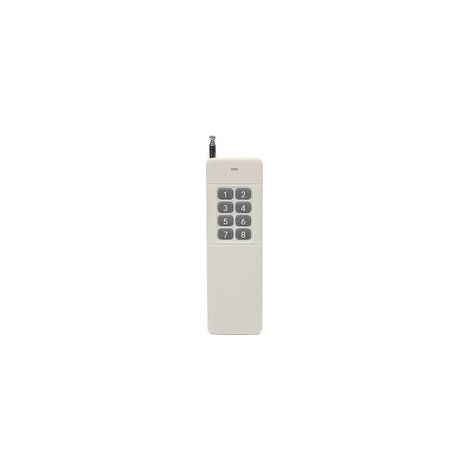 Télécommande 433 MHz haute puissance 1/2/4/6/8/12 canaux pour moteur - 8 touches (1/4)