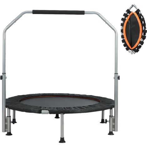 FLITI 100cm Foldable Fitness Trampoline Indoor Jumping Mat for Cardio Training and Home Exercise (1/5)