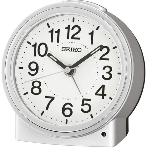 Orologio-Sveglia Seiko QHE199S Argentato