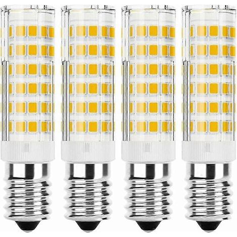 Ampoule de réfrigérateur KEI D28x kel 2816x 3,5 W E17 LED de remplacement pour congélateur, référence 5304517886 ampoule de réfrigérateur blanc lumière du jour 5 000 K, référence 5304522314 lot de 4 (1/5)