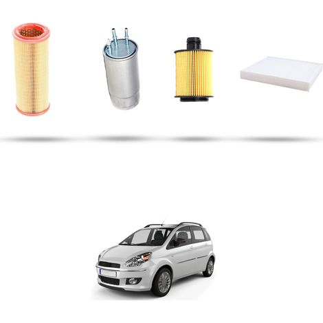 Kit tagliando 4 filtri compatibile con Fiat Idea 1.6 MJTD 16v 88kw dal 2008 (1/5)