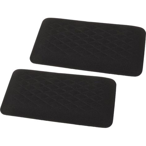 Tapis de sol de voiture en éponge souple universel pour console centrale de voiture, genouillères et coudières noires (1/5)