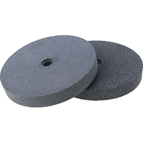 2 discos abrasivos de sobremesa de óxido de aluminio, grano 36 y 60, de 6 pulgadas (agujero de 1 pulgada). (1/5)