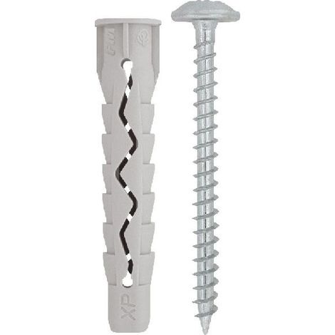 EBL-FM-XP Tassello univ. Nylon c/vite TBL c/collare 15pz/bl. 8X52/5