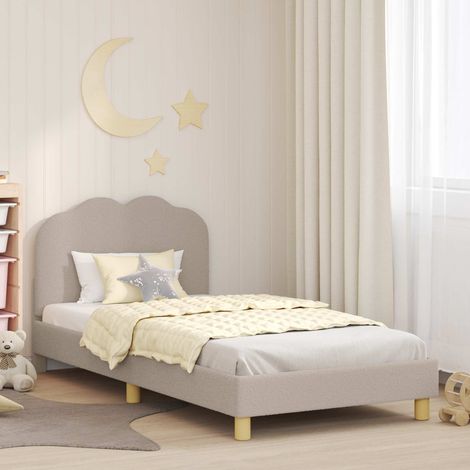 Cadre de lit pour enfants avec tête de lit-Structure de lit Gris clair 804060 (1/5)