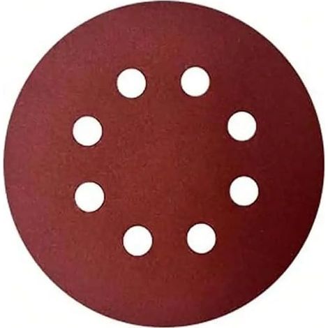 10/30/50 piezas, 8 agujeros, 125 mm, papel de lija, para trabajar la madera, metal, disco abrasivo, herramienta abrasiva, 60, 80, 220, 320 granos, discos de lijado (320G, 10PCS) (1/5)