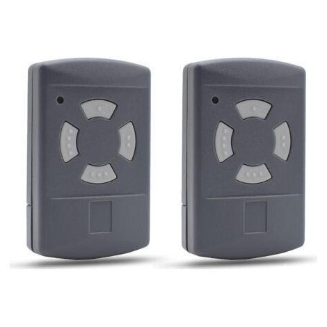 Télécommande Compatible pour Porte de Garage HORMANN 40,685MHz HSE2 HSM4 HSM2 HSE4 HS2 HS4 Bouton Gris (Lot de 2) (1/5)