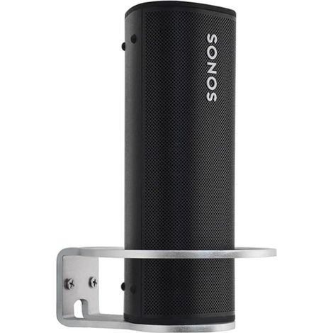 Wandhalterung kompatibel mit Sonos Roam - mit integriertem Kabelmanagement - Lautsprecherzubehör (Sonos Roam, Schwarz)