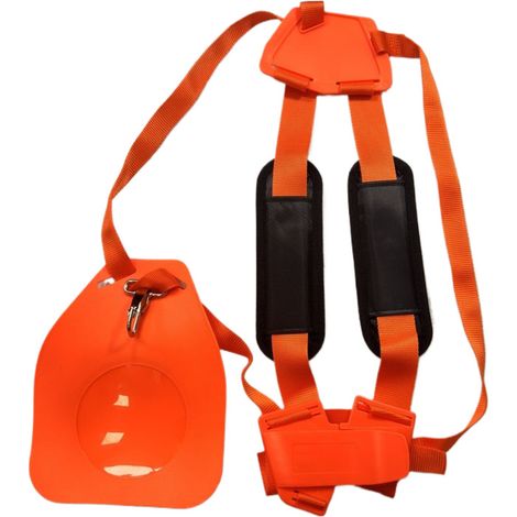 Sangle ergonomique de traction pour tondeuse à gazon - Double bretelle pour débroussailleuse, accessoire de machine robuste-x