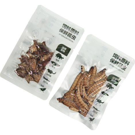 Grillons et vers pour reptiles, nourriture naturelle à base d'orge pour poissons et reptiles. (1/5)