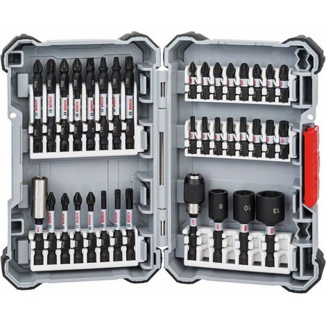 Bosch Schraubenziehersatz 36 Teile modifiziertes S2 Stahl (1/5)