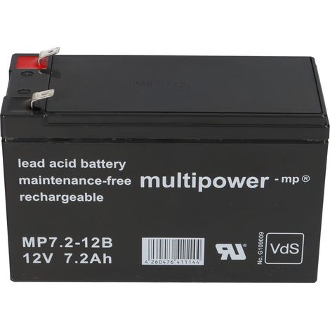 Multipower Bleigel-Akku für RBC2 USV MP7.2-12 PB RBC 2 (1/5)
